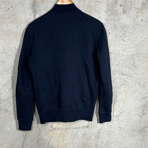 Polo Ralph Lauren Mens L Double-Knit Bomber Jacket Aviator Navy - Picture 3 of 11